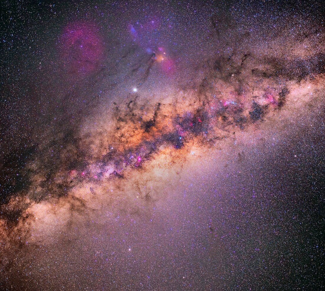 Mosaic of the central Milky Way