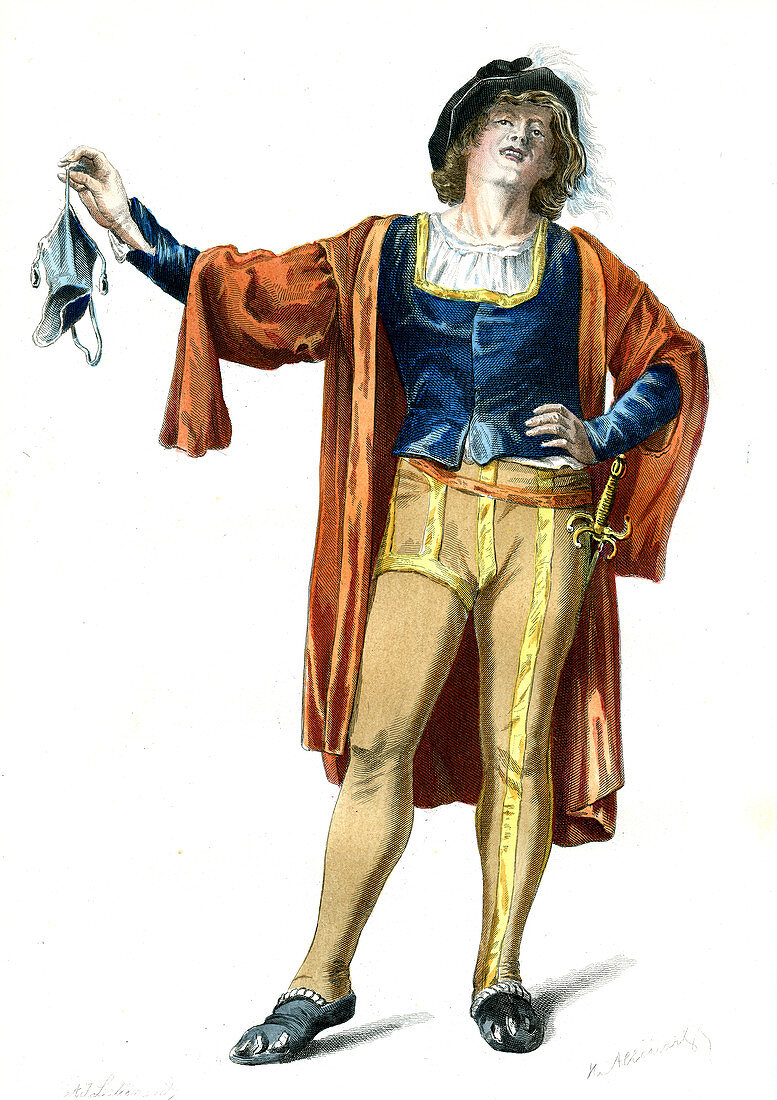 French Renaissance theatre, 19th Century illustration