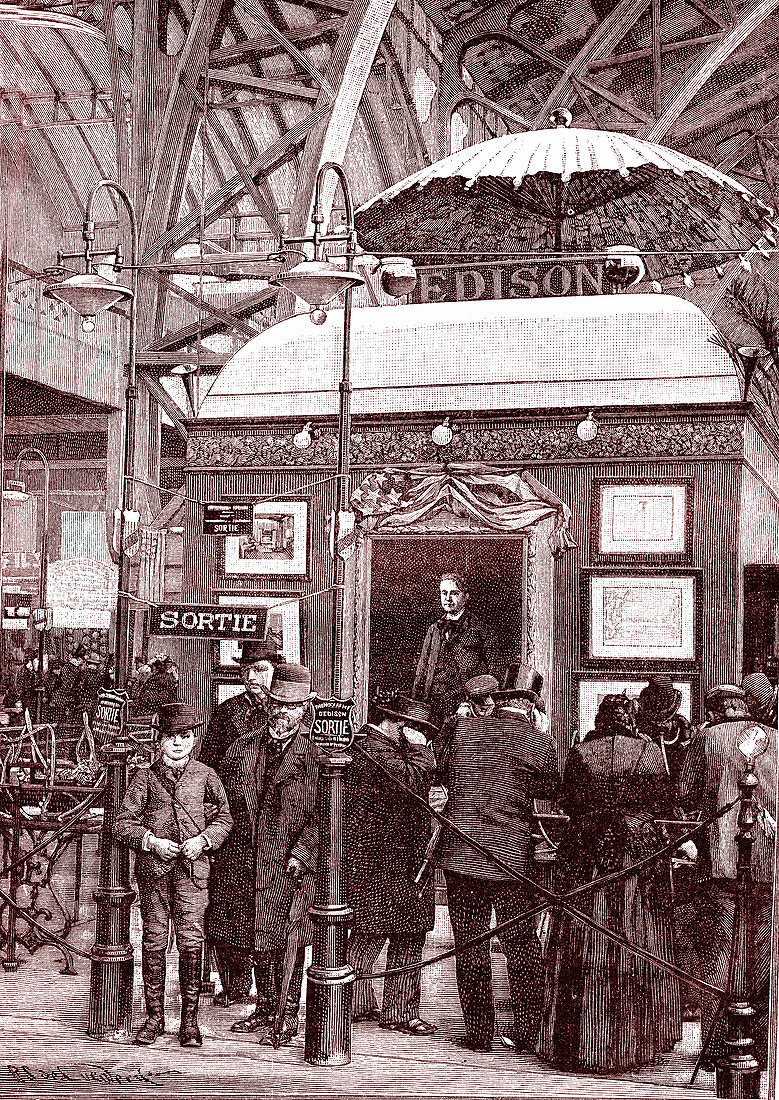 Edison's phonograph demonstration, Paris, 1889