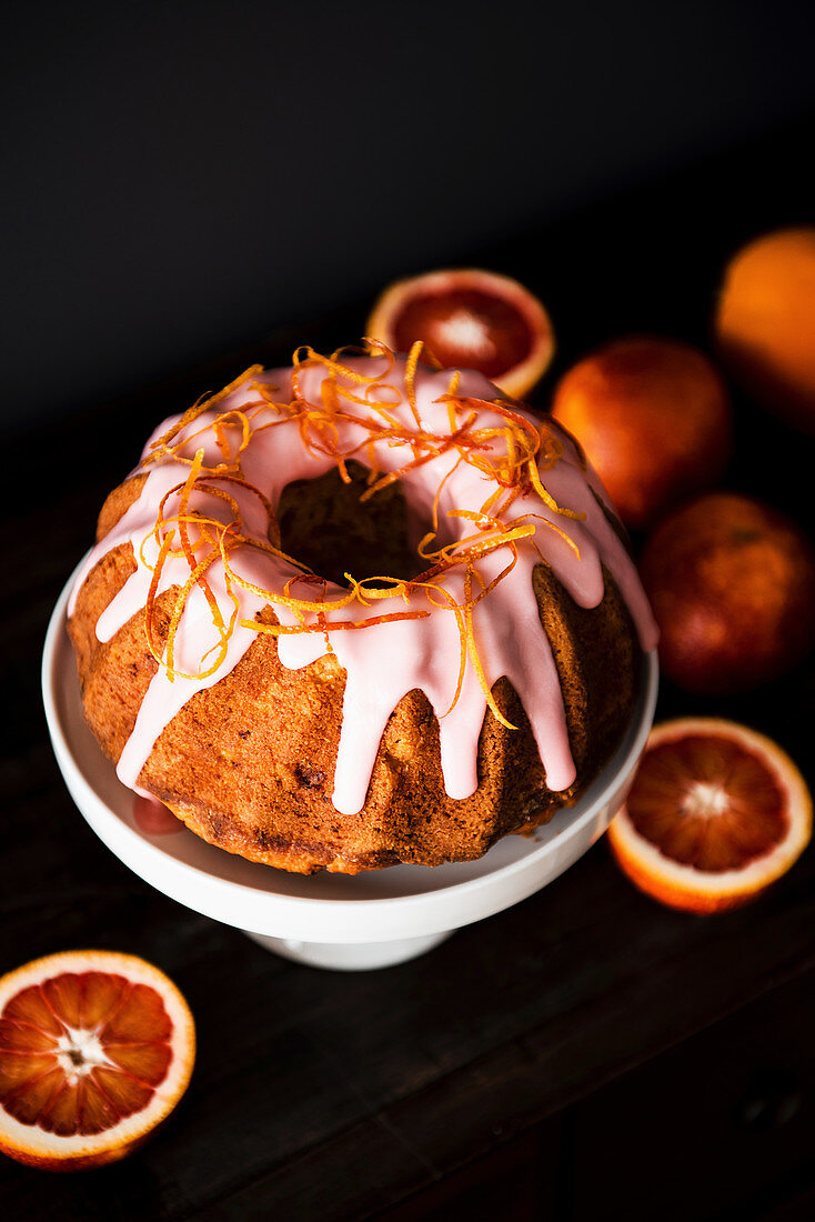 Blood Orange Bundt Cake