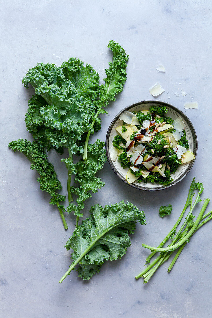 Kale cabbage salad