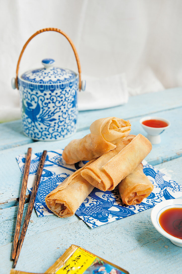 Oriental spring rolls