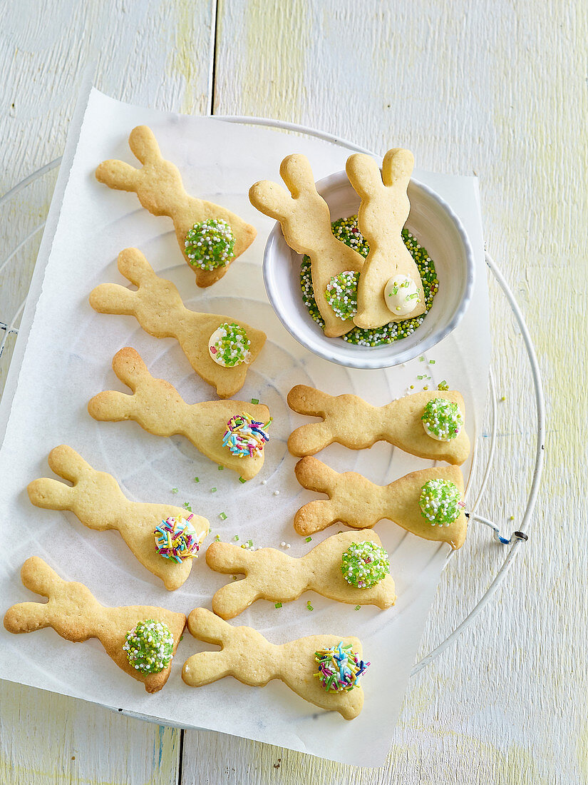 Almond hares (Easter sweets)