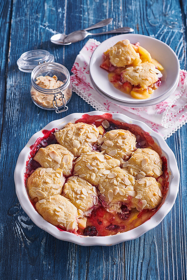 Blackberry cobbler