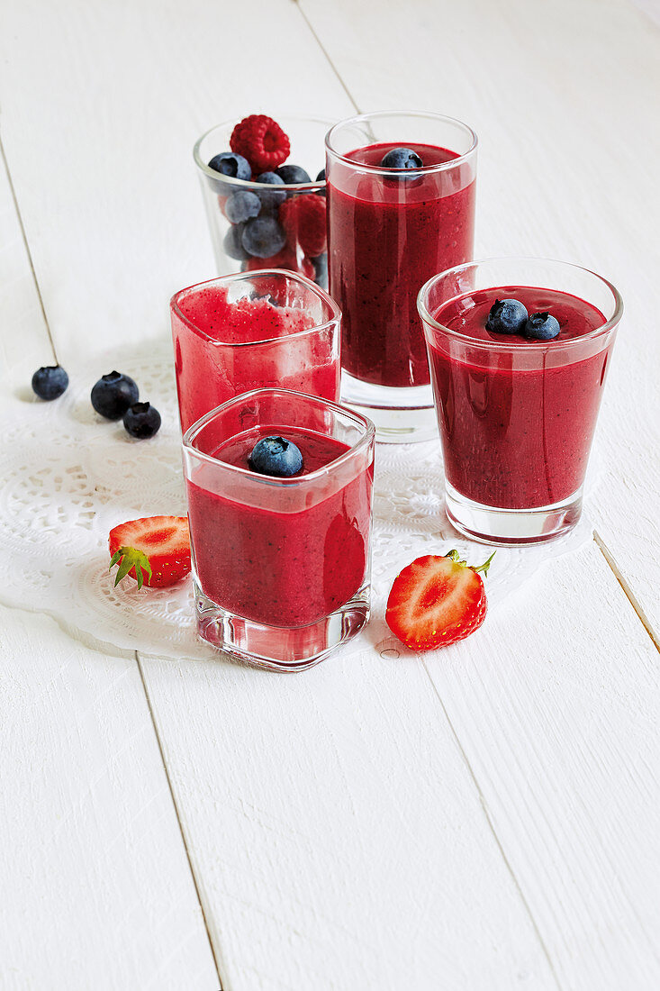 Berry smoothies
