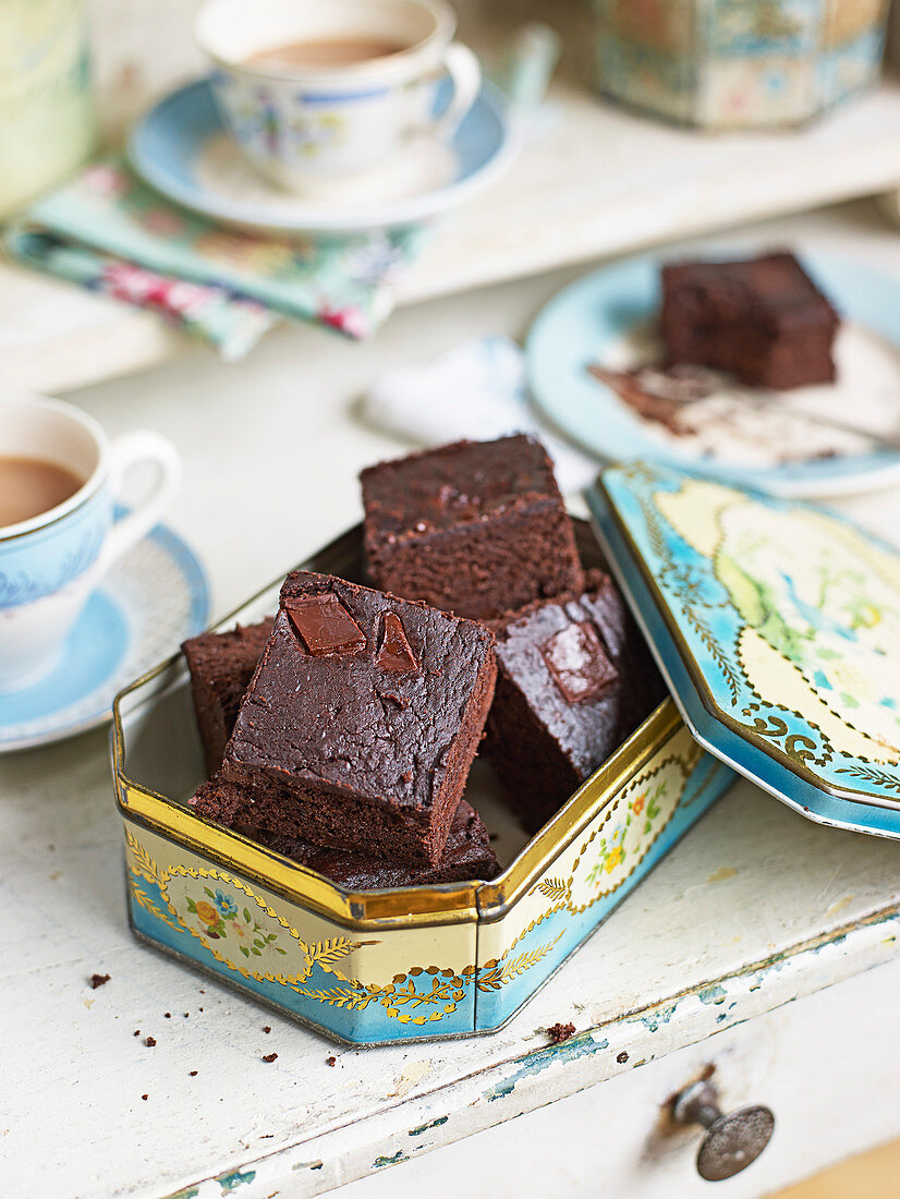 Chilli chocolate and black bean brownies