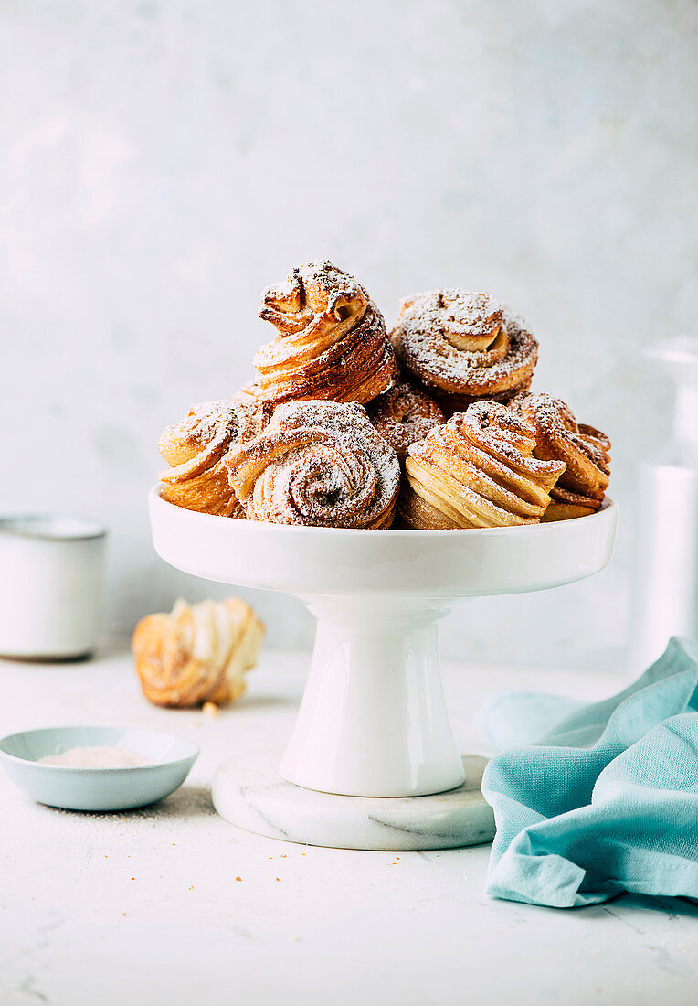 Cruffins made with ready-made dough