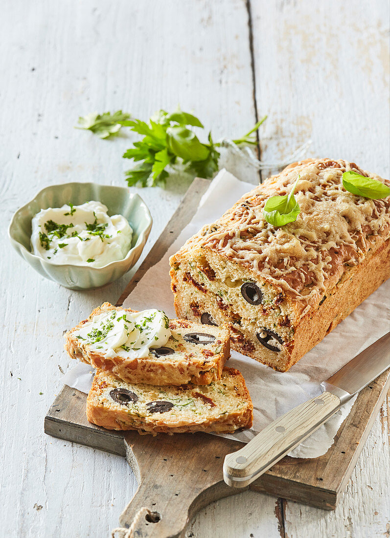 Olive bread loaf