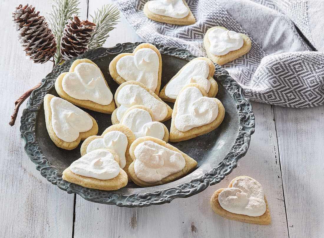 Beschwipste Weihnachtsplätzchen (Herzen)