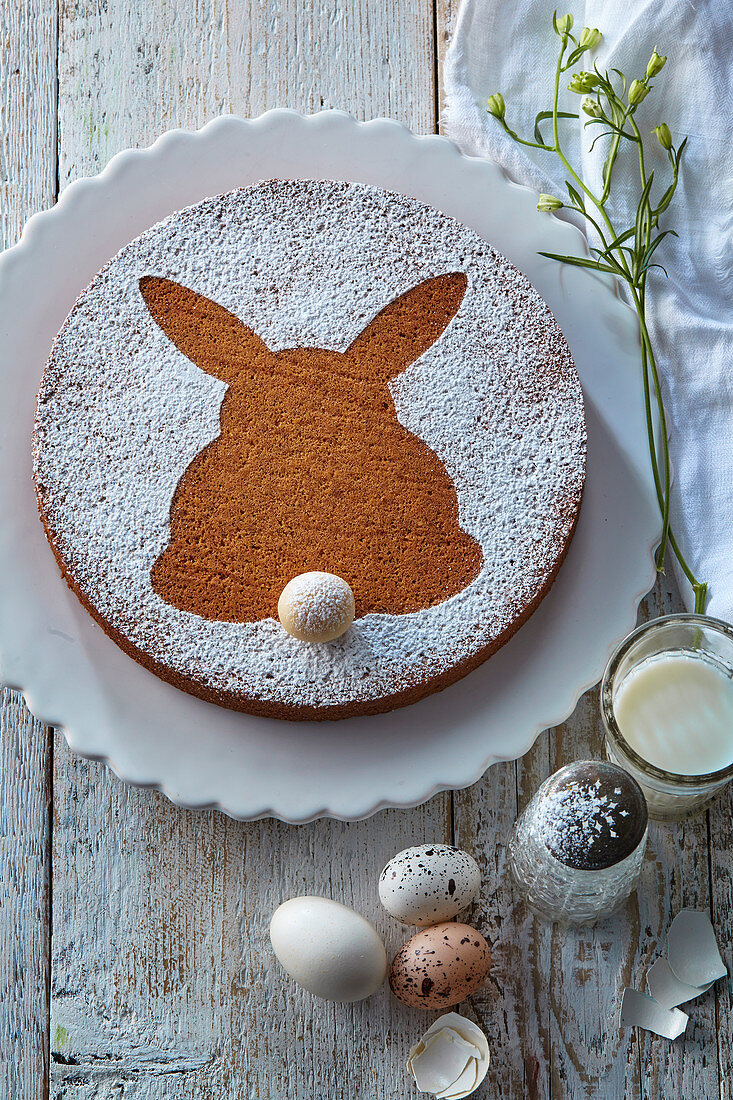 Zitronen-Mandel-Kuchen zu Ostern