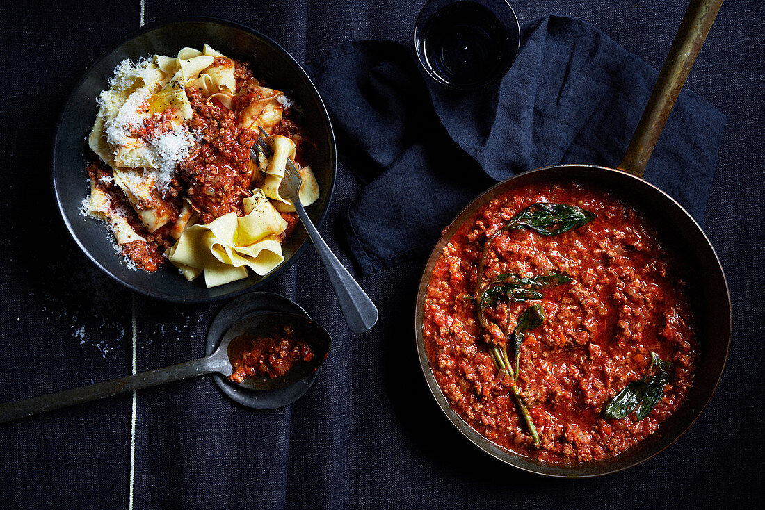 Pasta with ragù