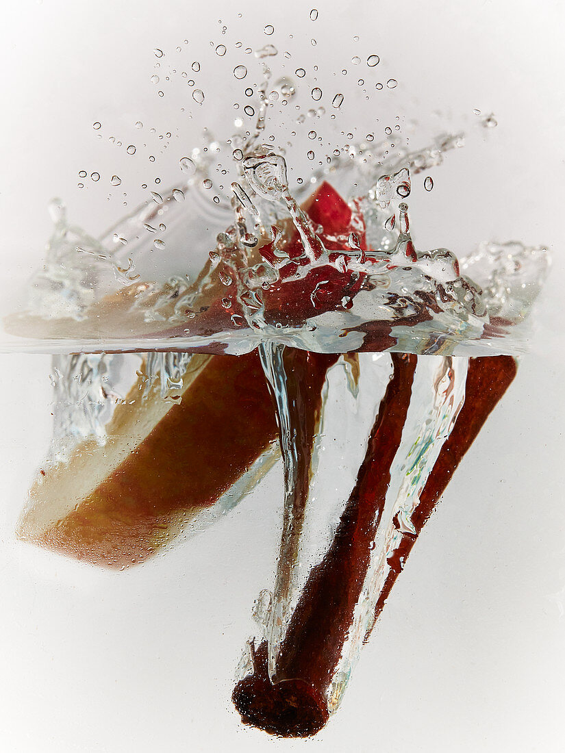 Apple and cinnomon splash