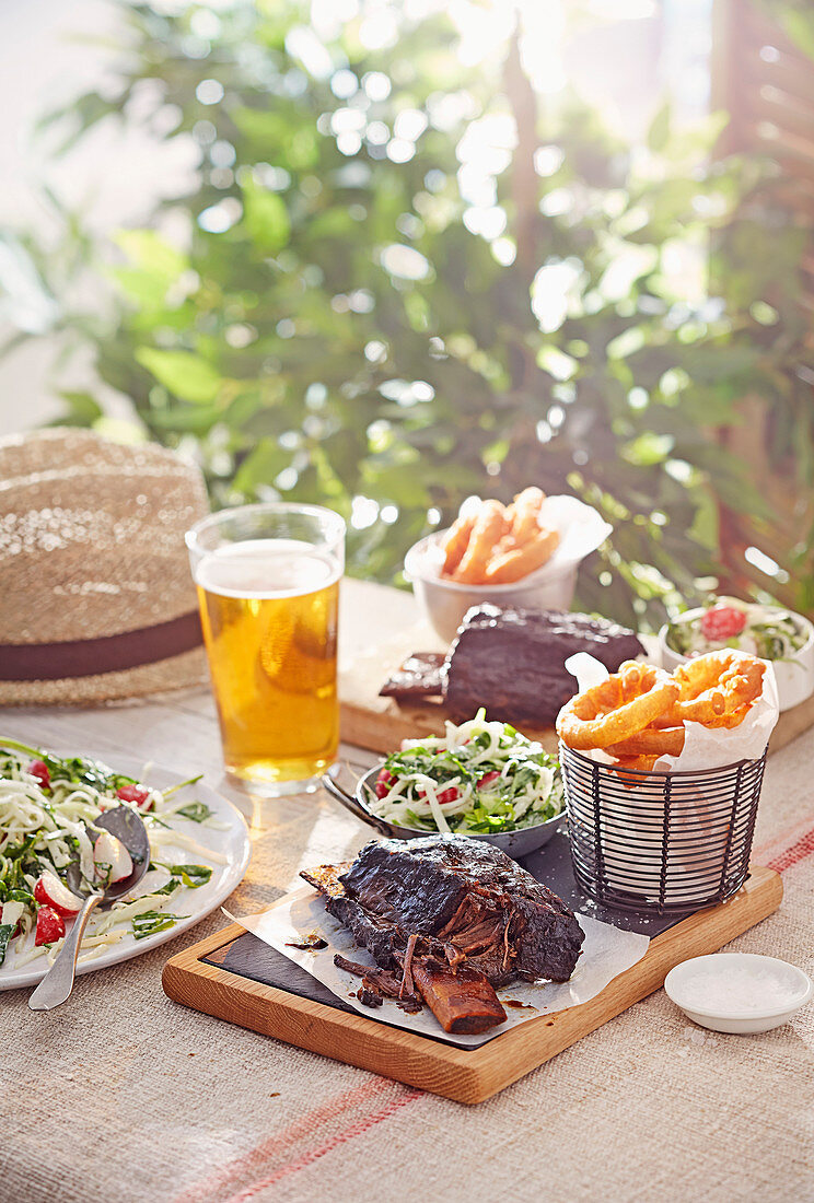 Beer-braised short ribs