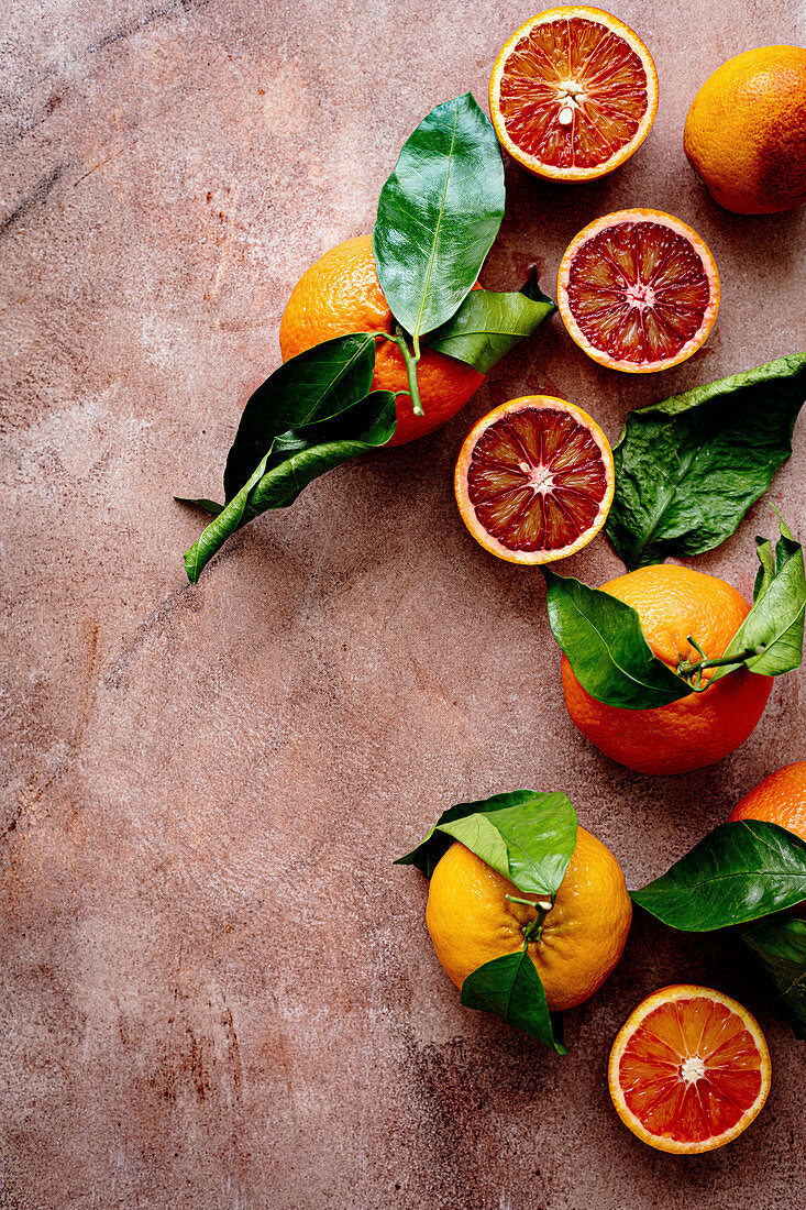 Blood oranges and clementines