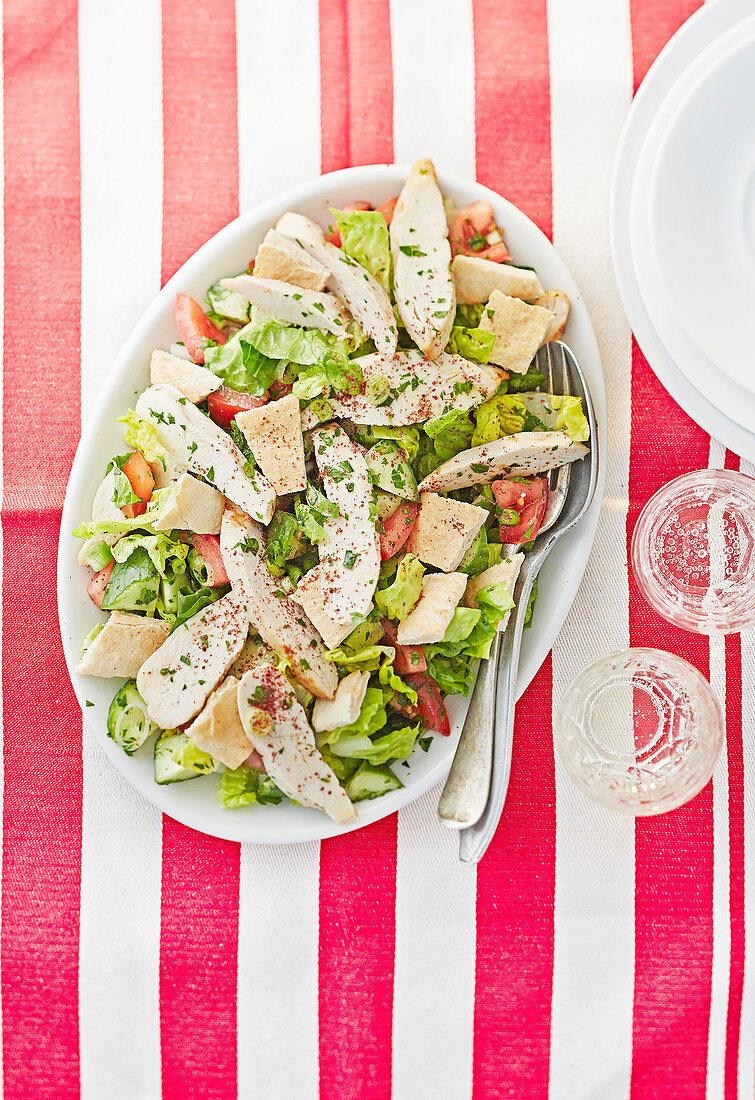 Chicken fattoush