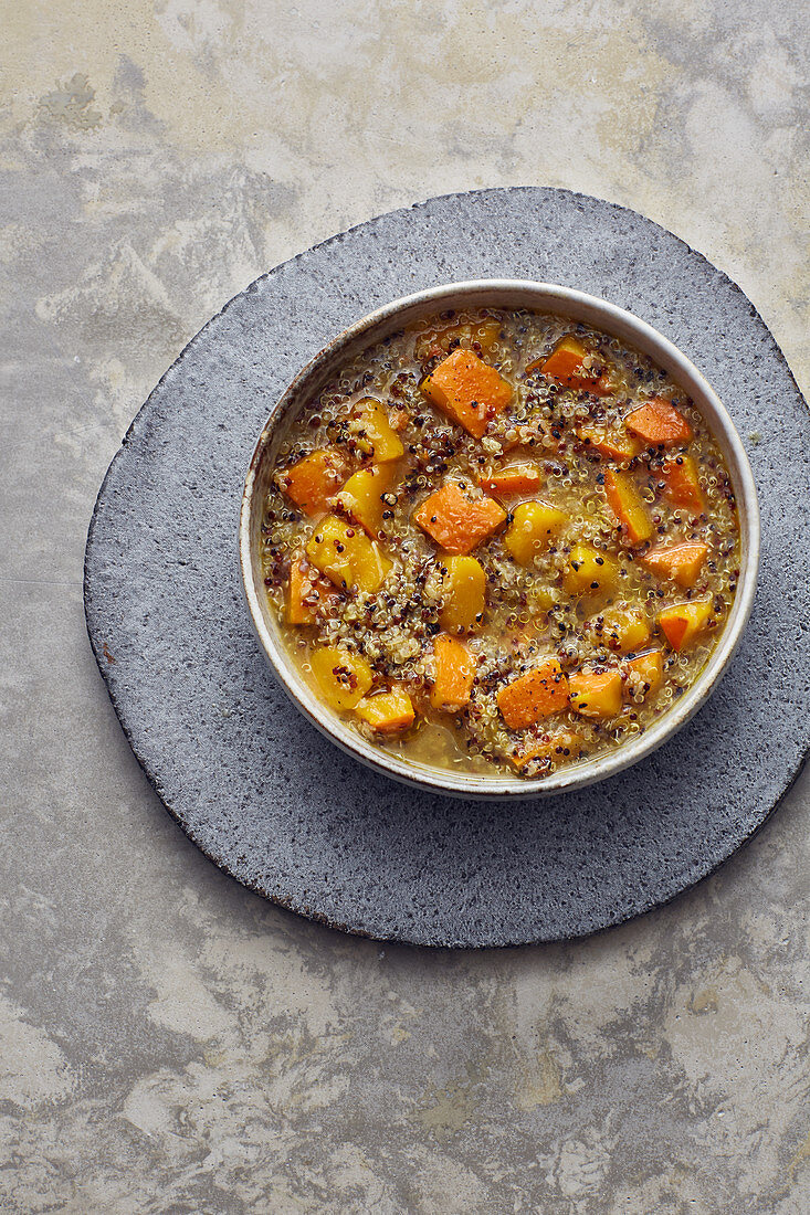 Autumnal pumpkin and quinoa stew