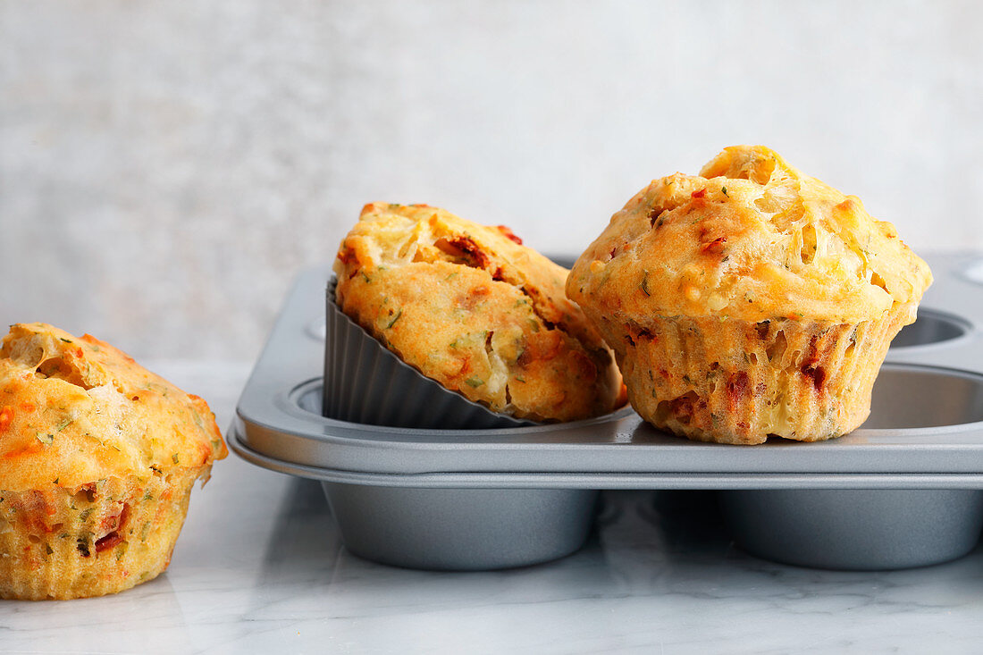 Muffins à la Caprese