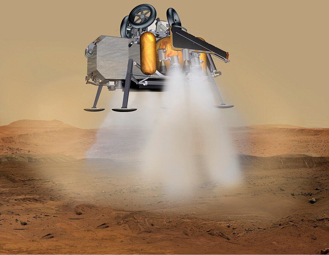 Mars sample return lander, illustration