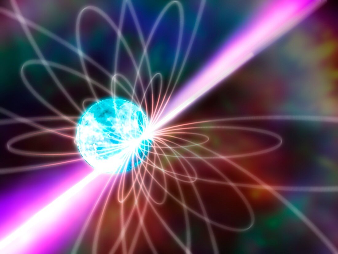 Neutron star, illustration