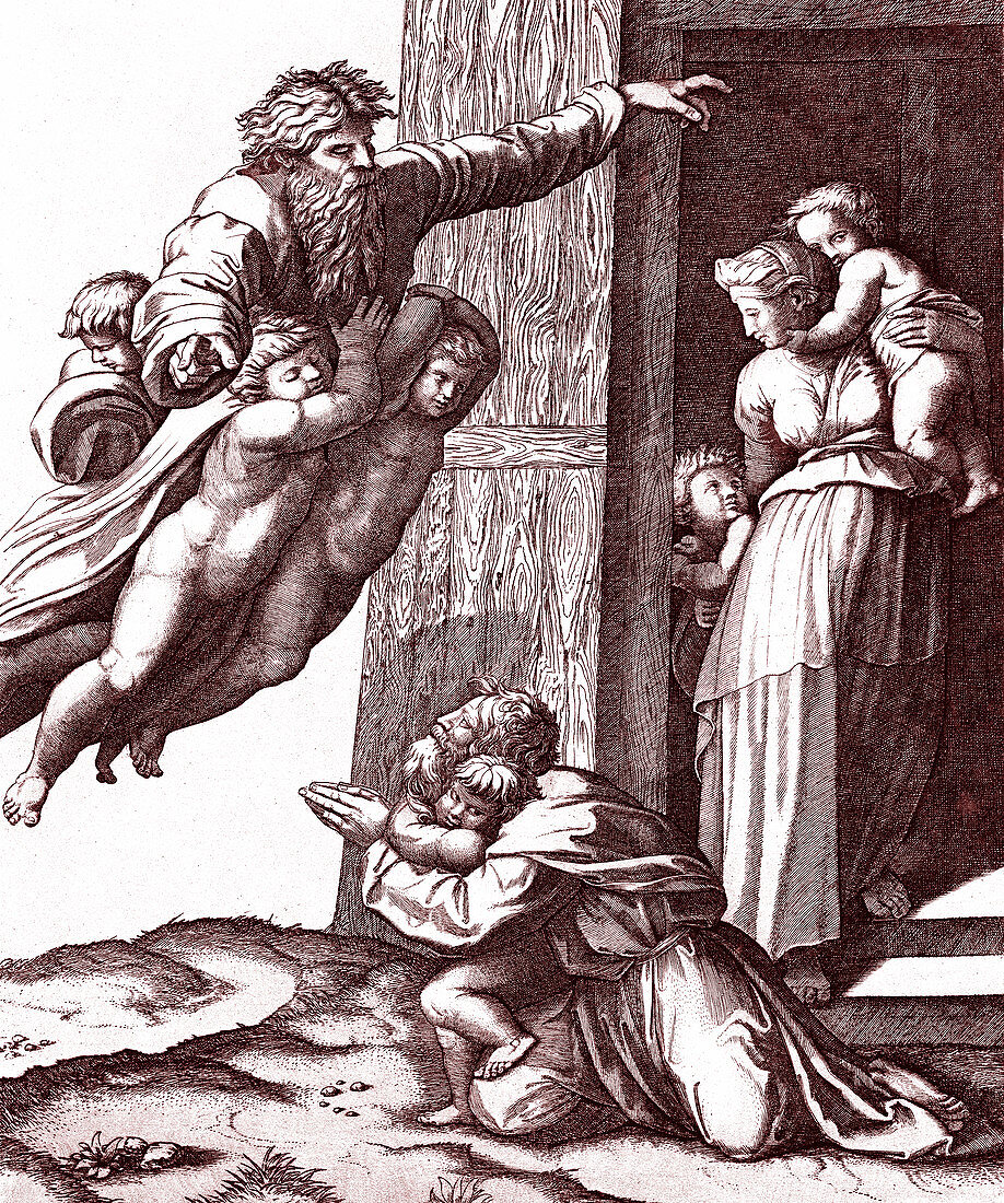 God appearing to Abraham, illustration