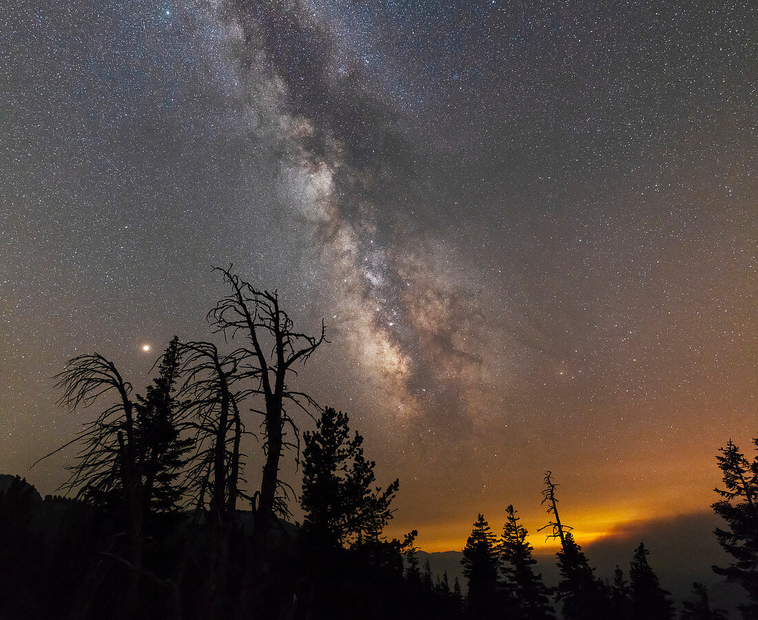 Milky Way and Mars