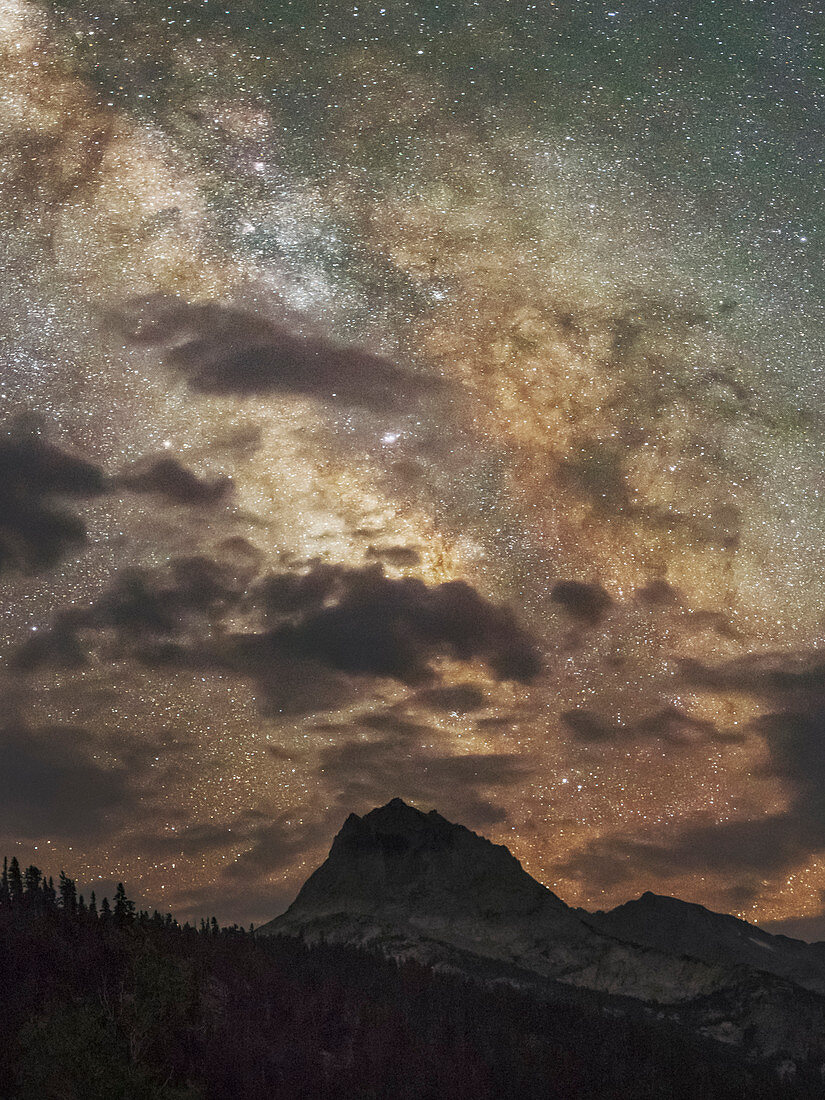 Milky Way over Sierra Nevada, USA