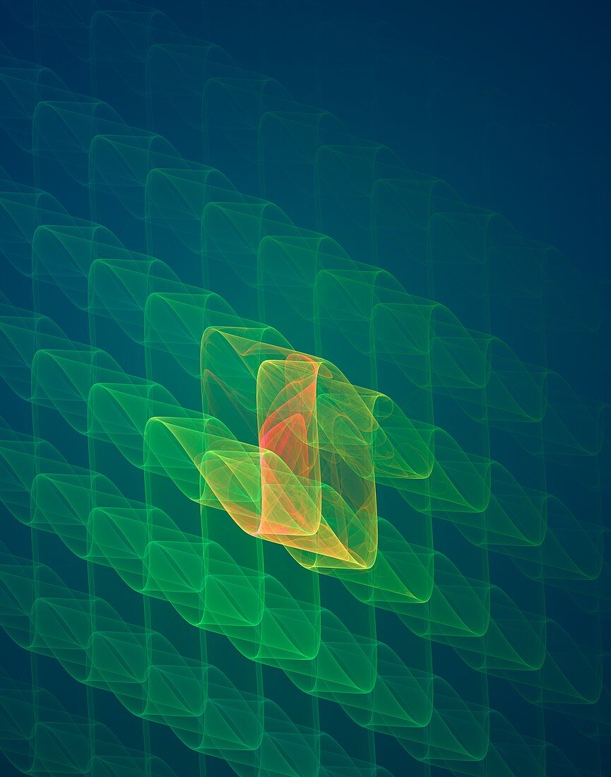 3-dimensional ripples abstract image.