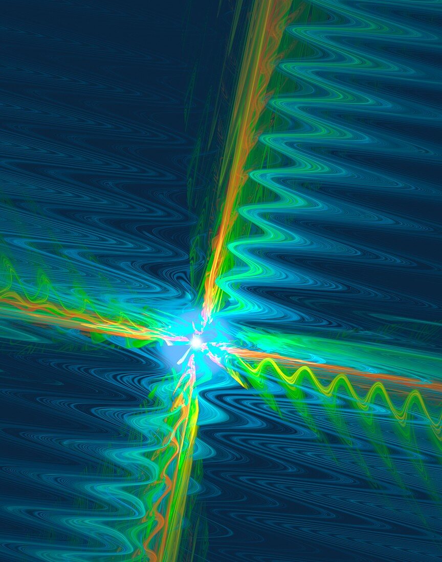 Gravity Waves conceptual illustration.