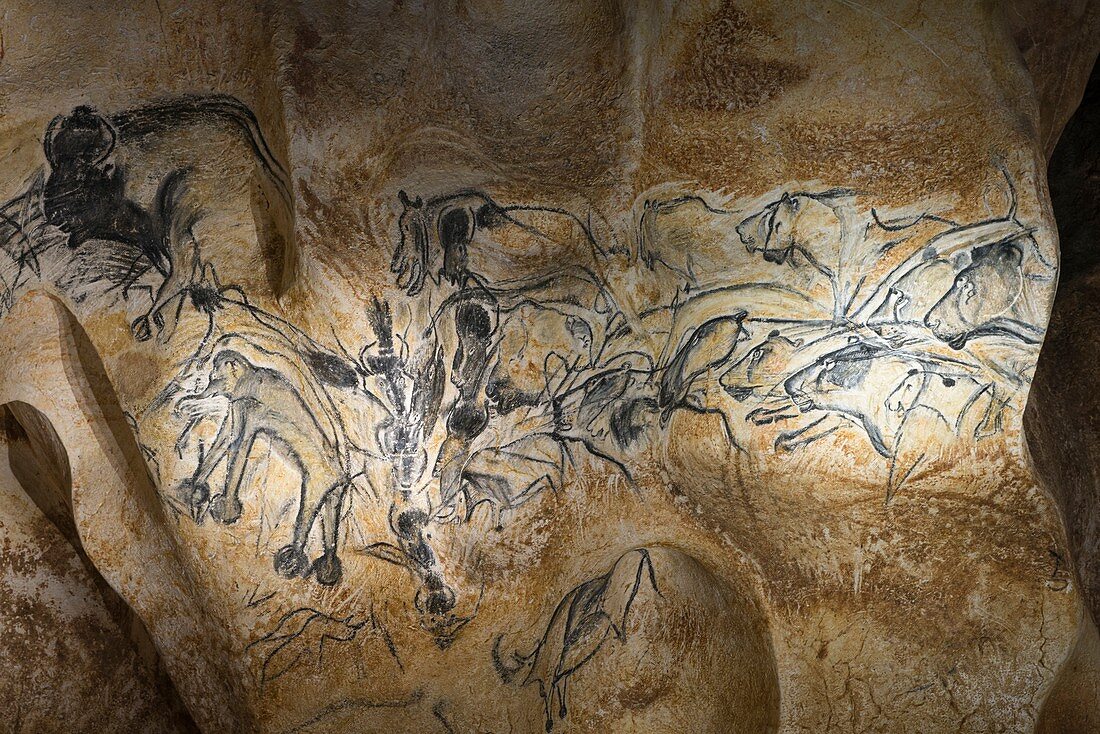 Prehistoric art, Chauvet Cave replica, France