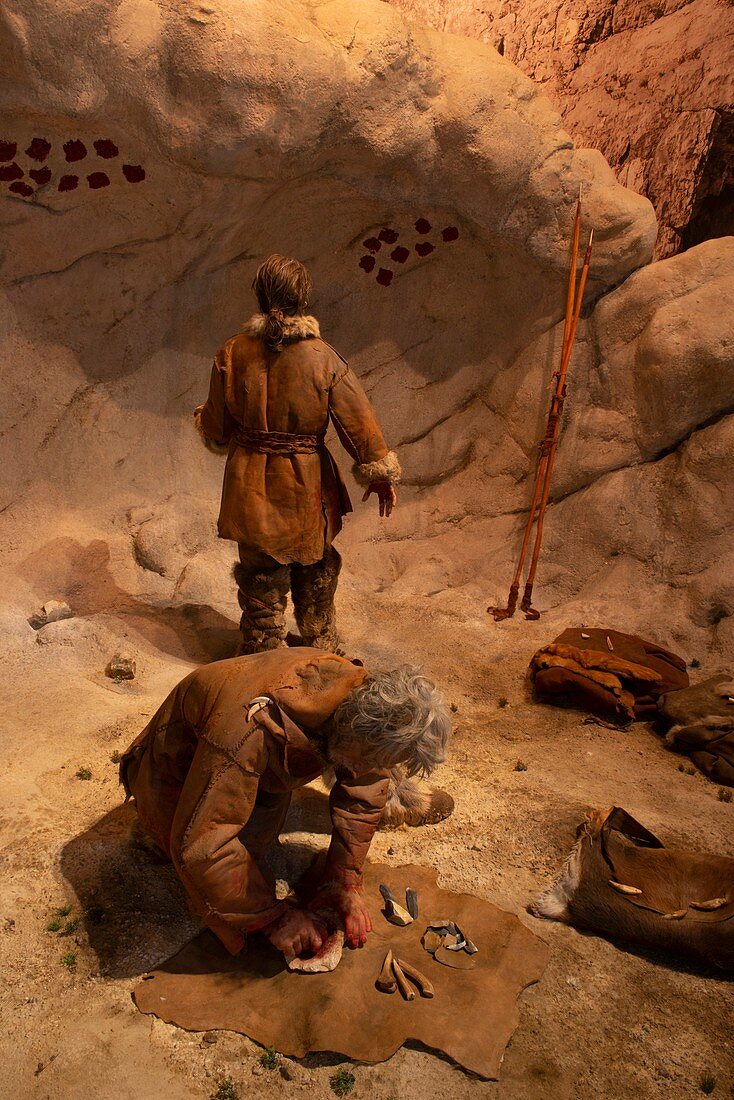 Upper Paleolithic people, Caverne du Pont d'Arc, France