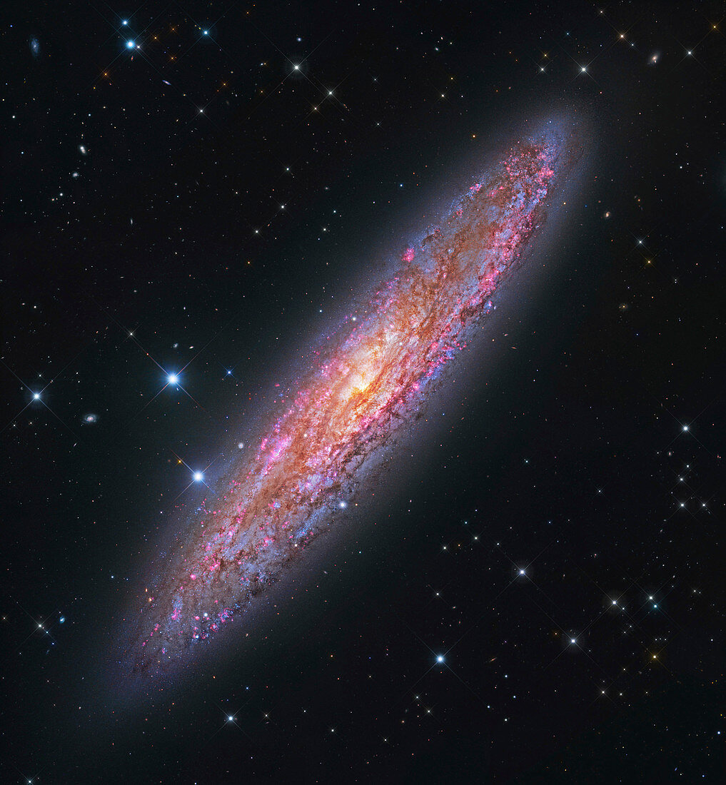 Sculptor Galaxy, composite image