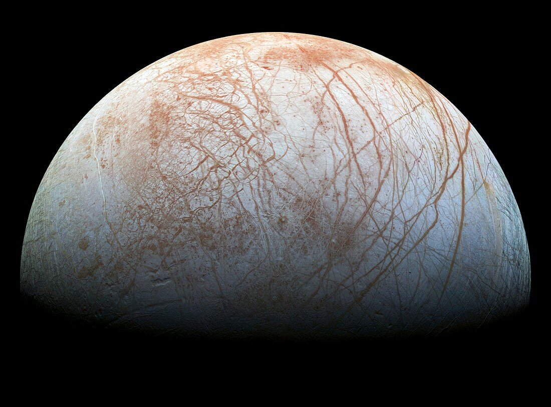 Jupiter's moon Europa, Galileo image