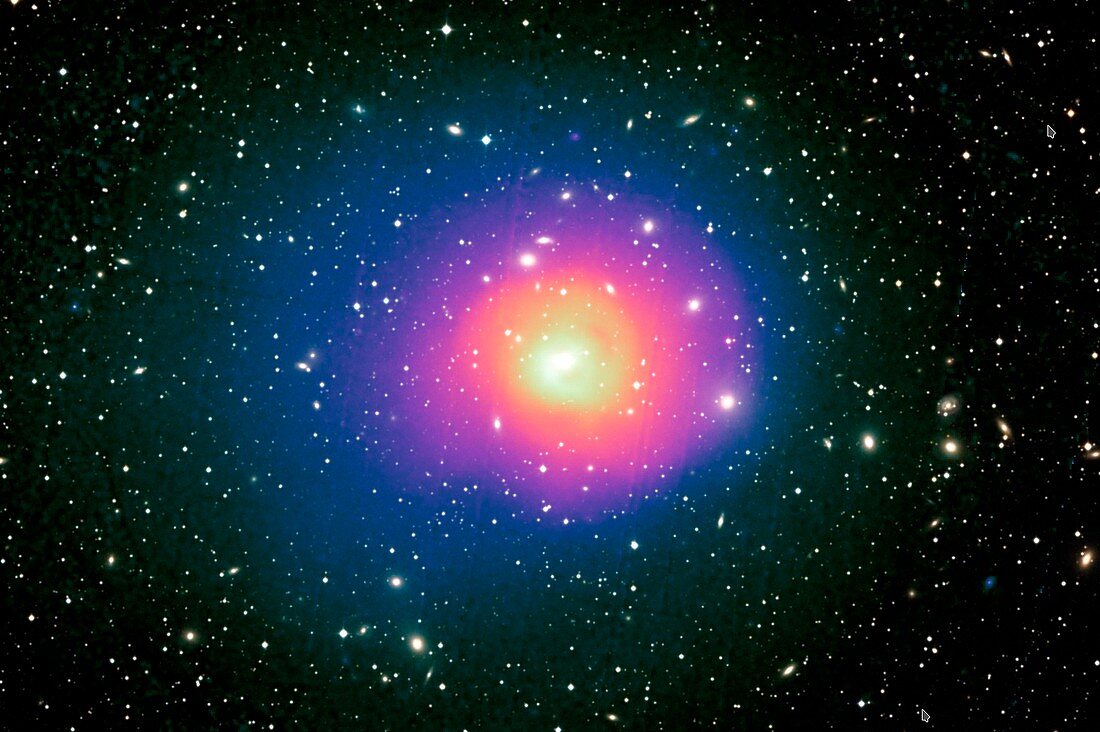 Perseus galaxy cluster, composite image