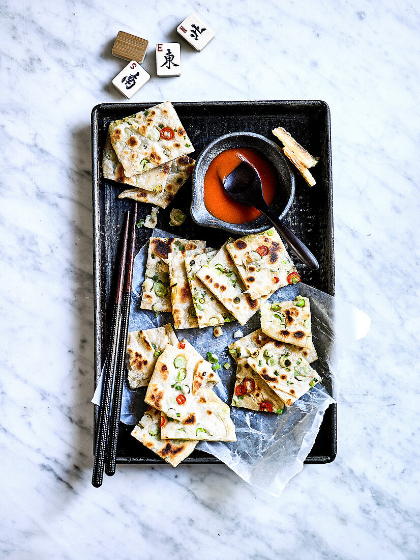 Chinese Spring Onion Pancakes