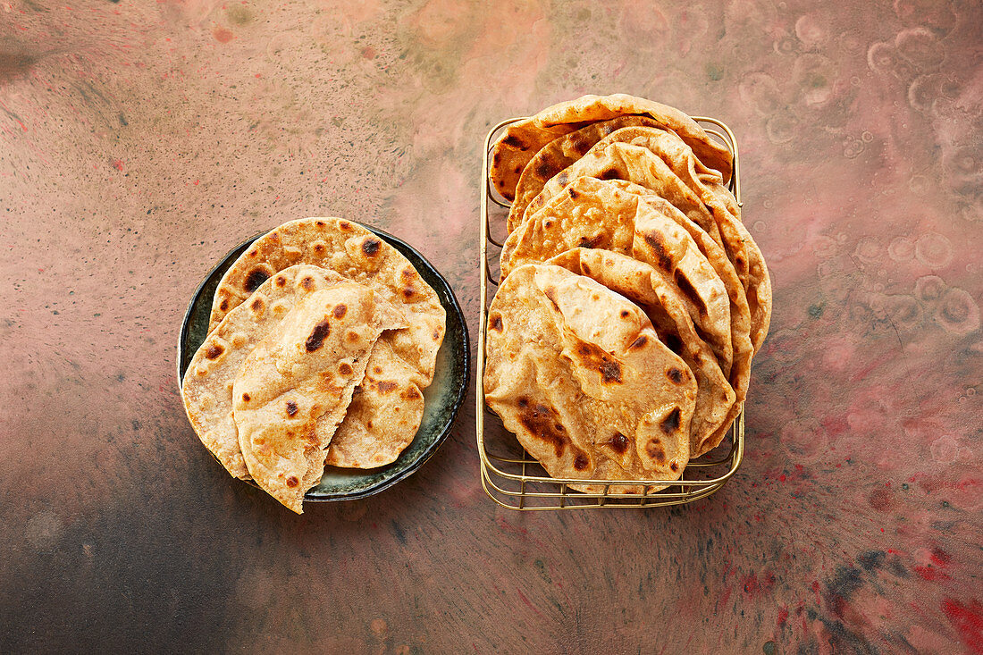 Indische Vollkorn-Chapati