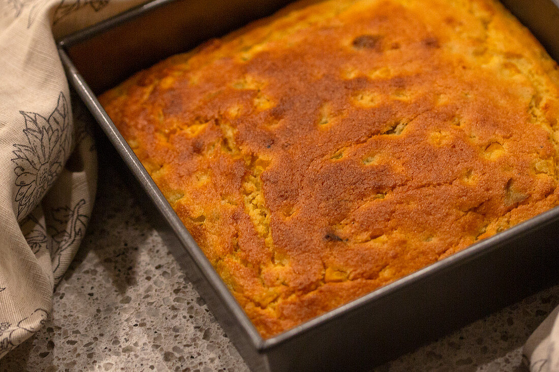 Mexican pudding cornbread