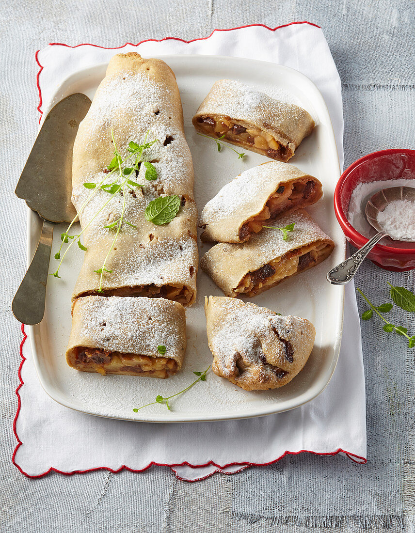 Apfelstrudel mit Bier