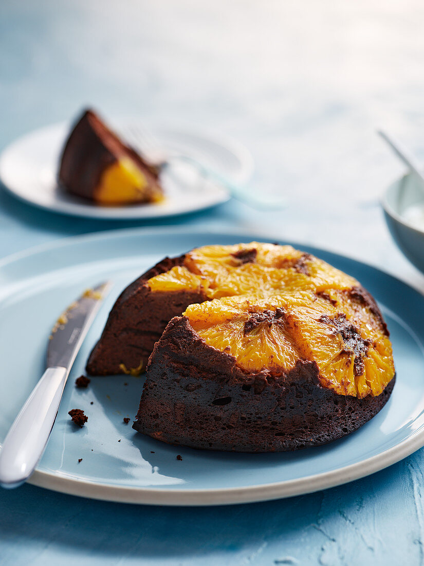 Steamed Chocolate Orange Pudding