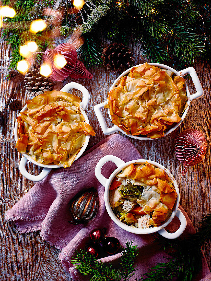 Christmas Pot Luck Pies