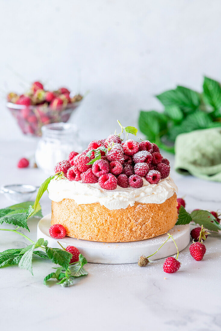 Himbeer-Vanille-Kuchen