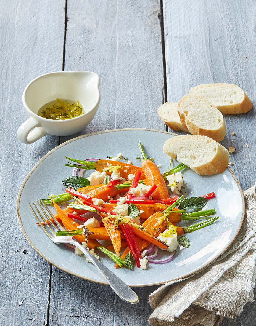 Glazed carrot salad