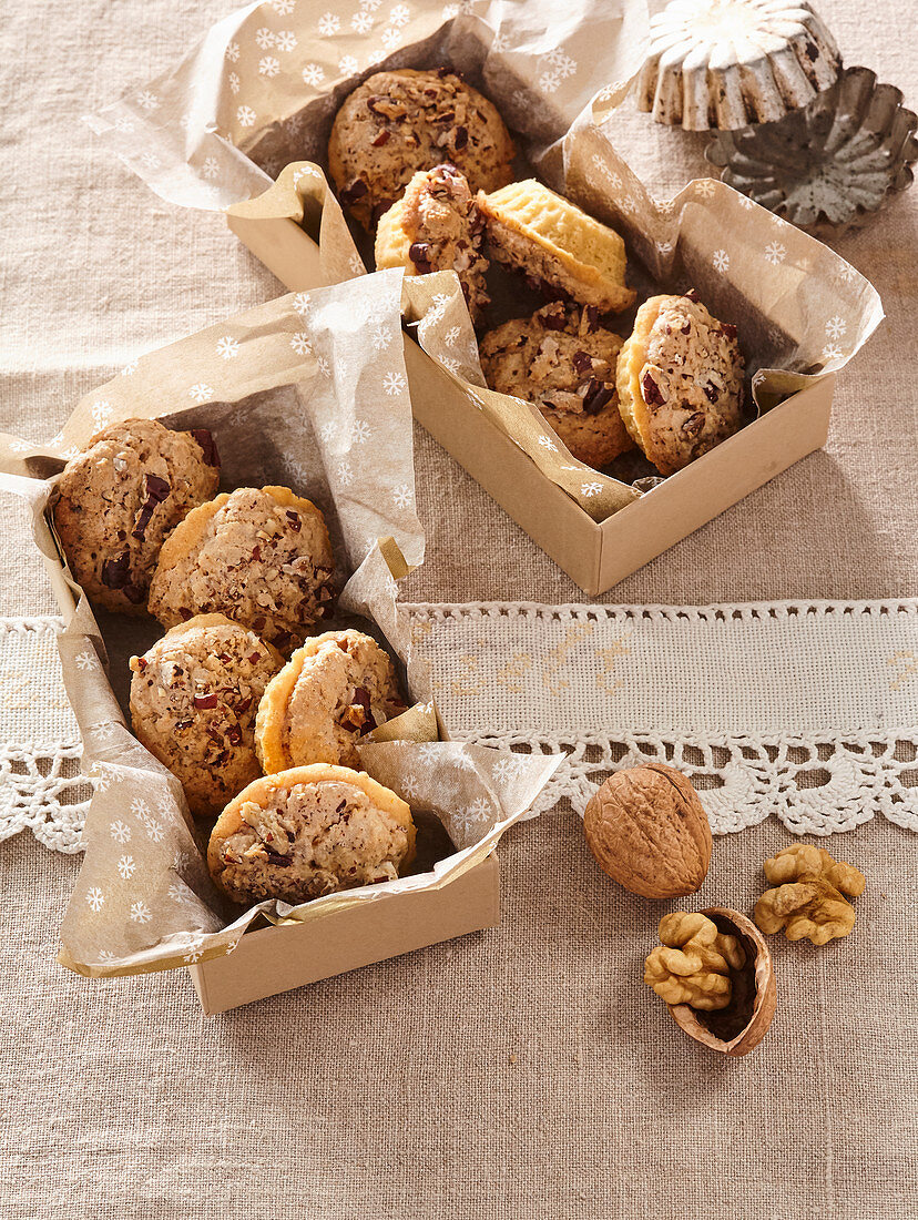 Tartlets with pecan nuts