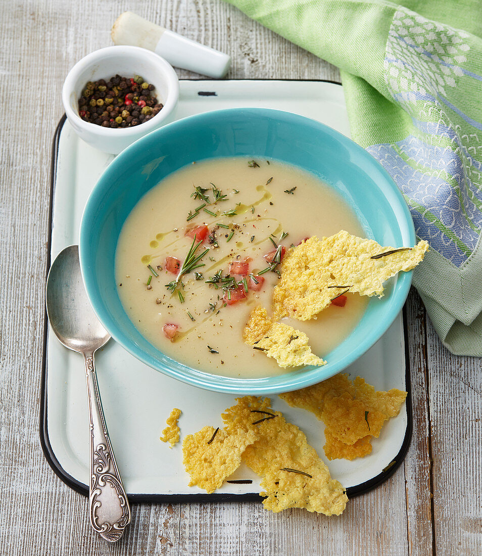 Scallopini-Kürbissuppe