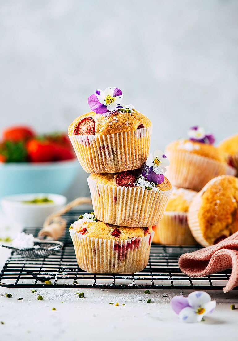 Erdbeer-Joghurt-Muffins