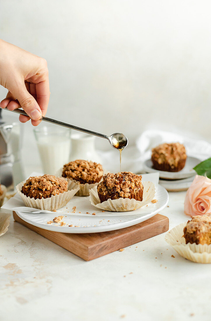 Kürbismuffins mit Ahornsirup