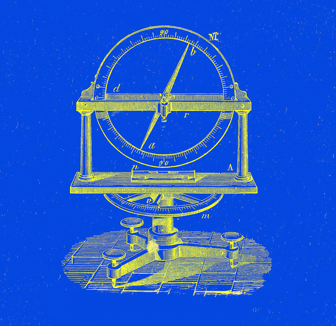 Tilt compass, illustration
