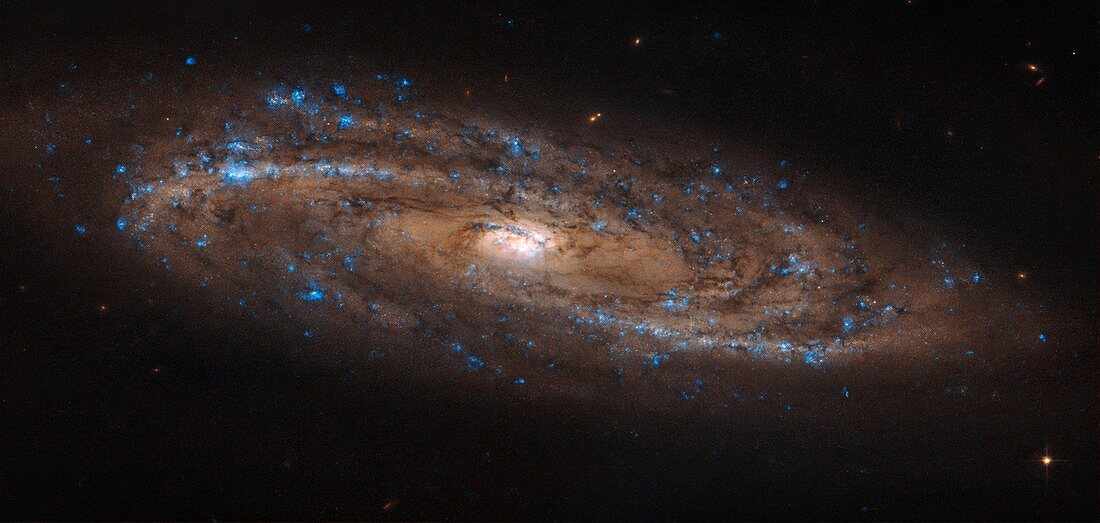 Spiral galaxy, Hubble Space Telescope image