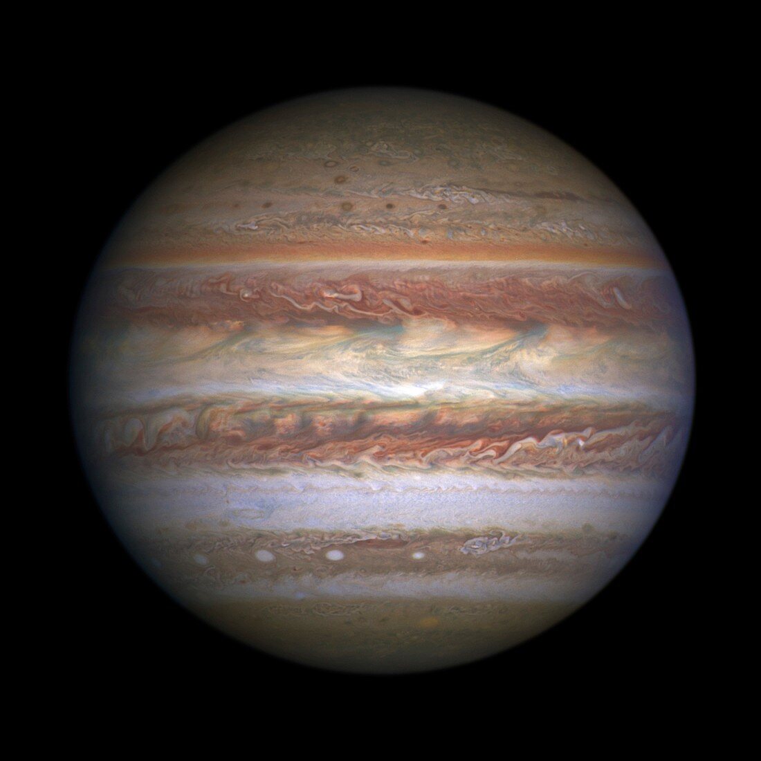 Jupiter, Hubble Space Telescope image