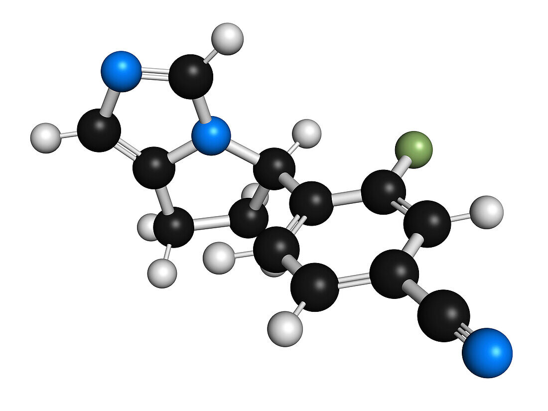 Osilodrostat Cushing's syndrome drug molecule, illustration