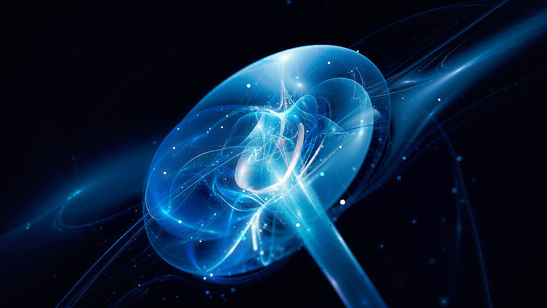 Interstellar portal, conceptual illustration